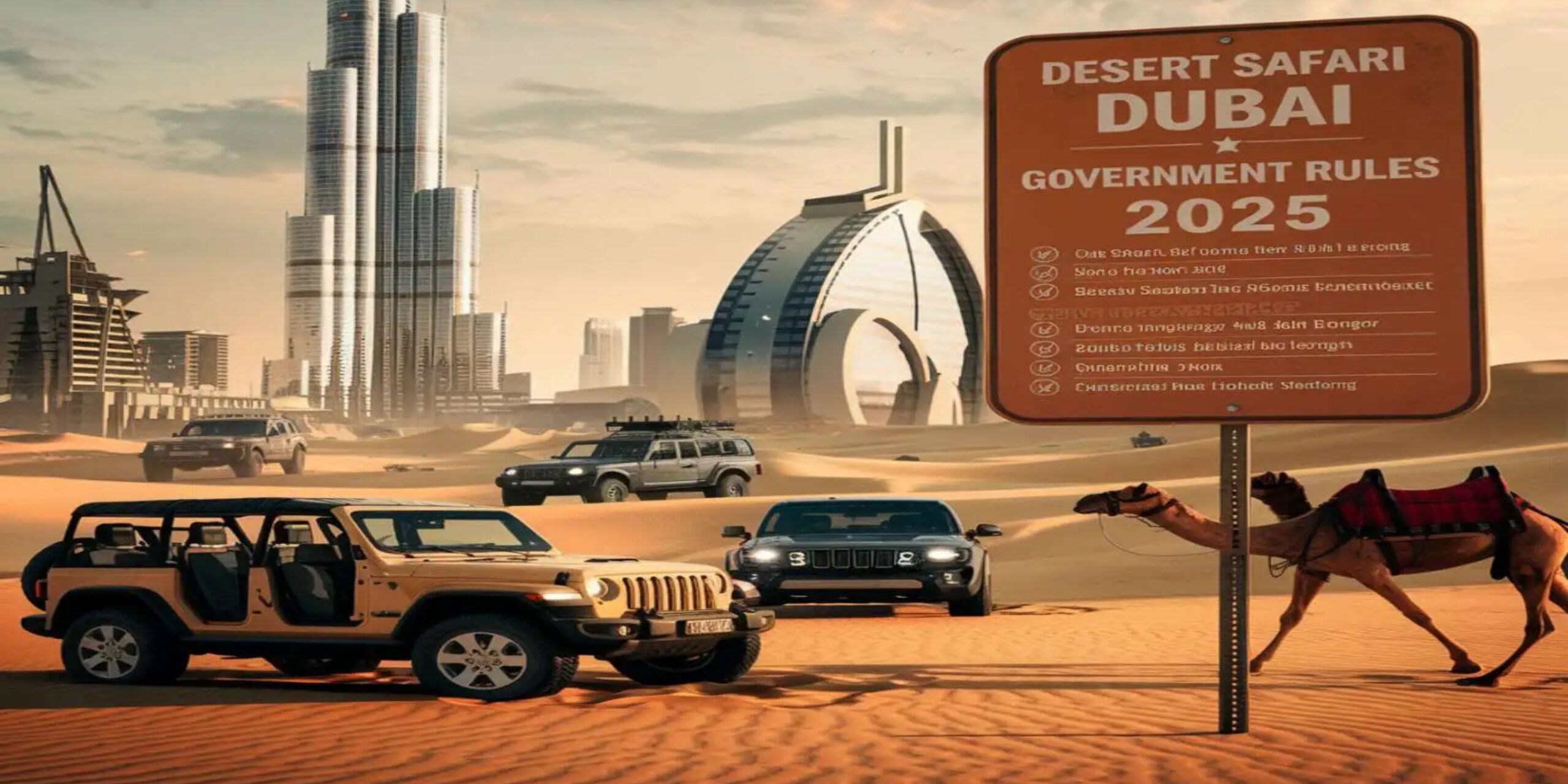 Desert Safari Dubai rules for tourists & operators in 2025